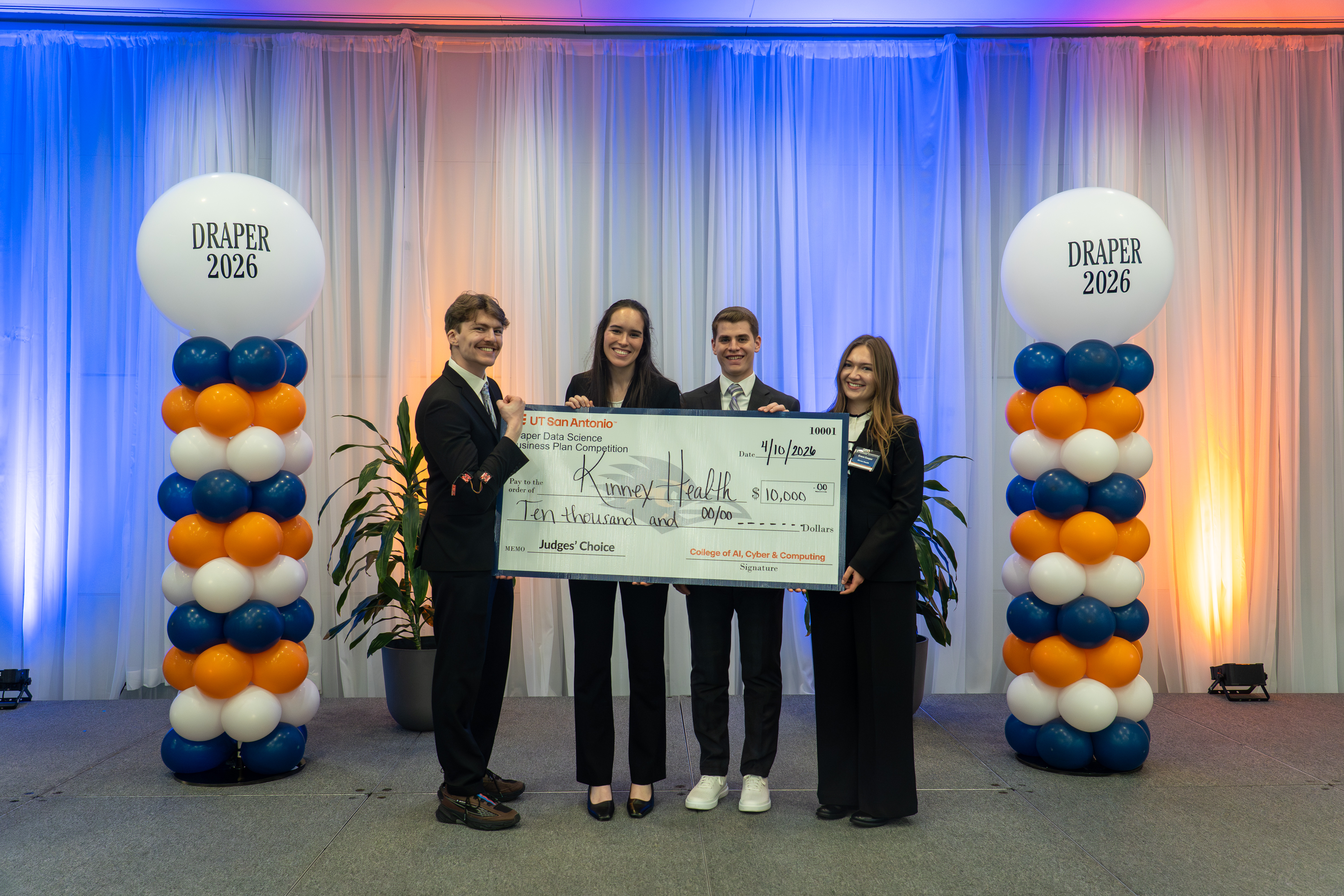 Draper Competition Judges' Choice Winners.