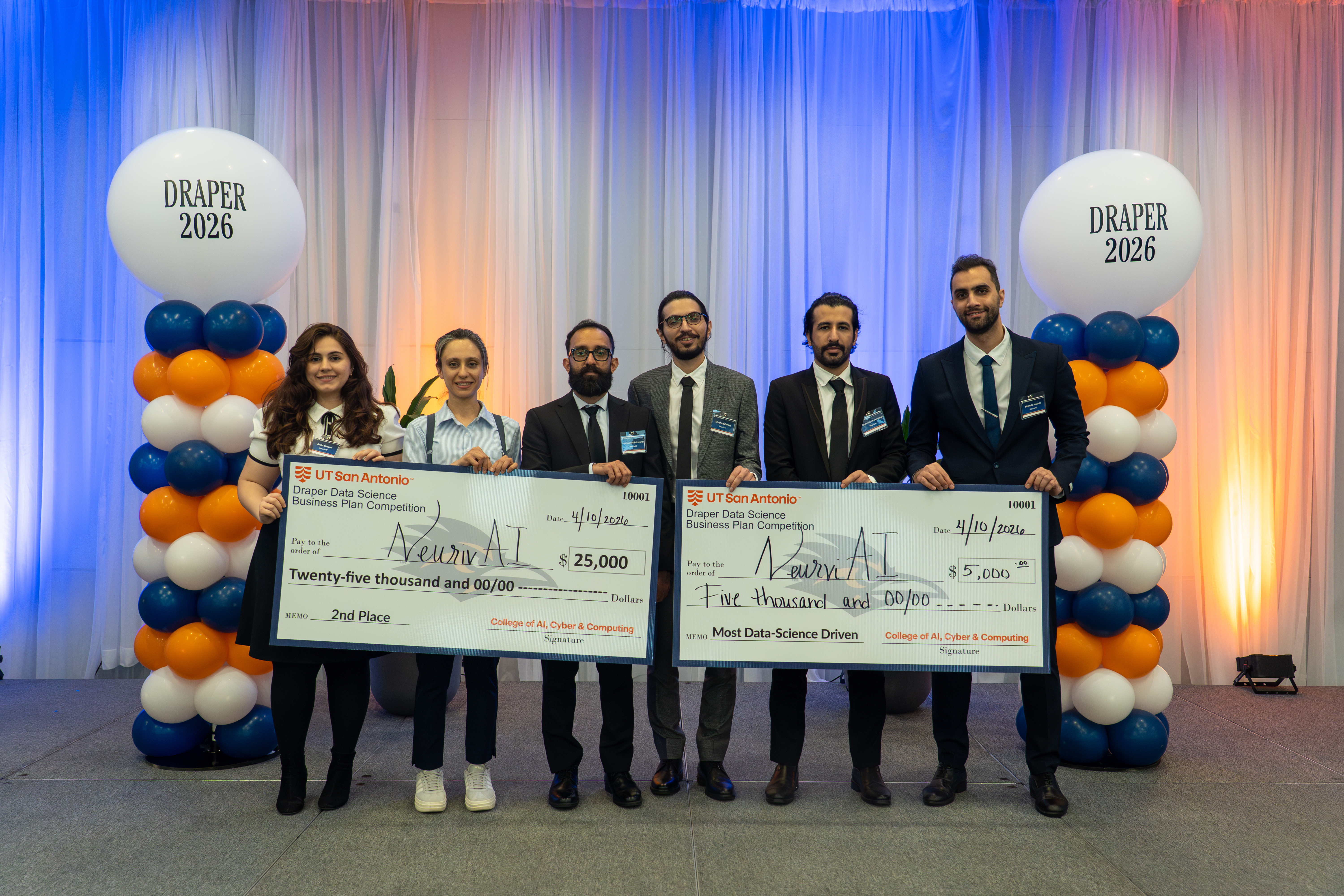 Draper Competition 2nd Place Winners.