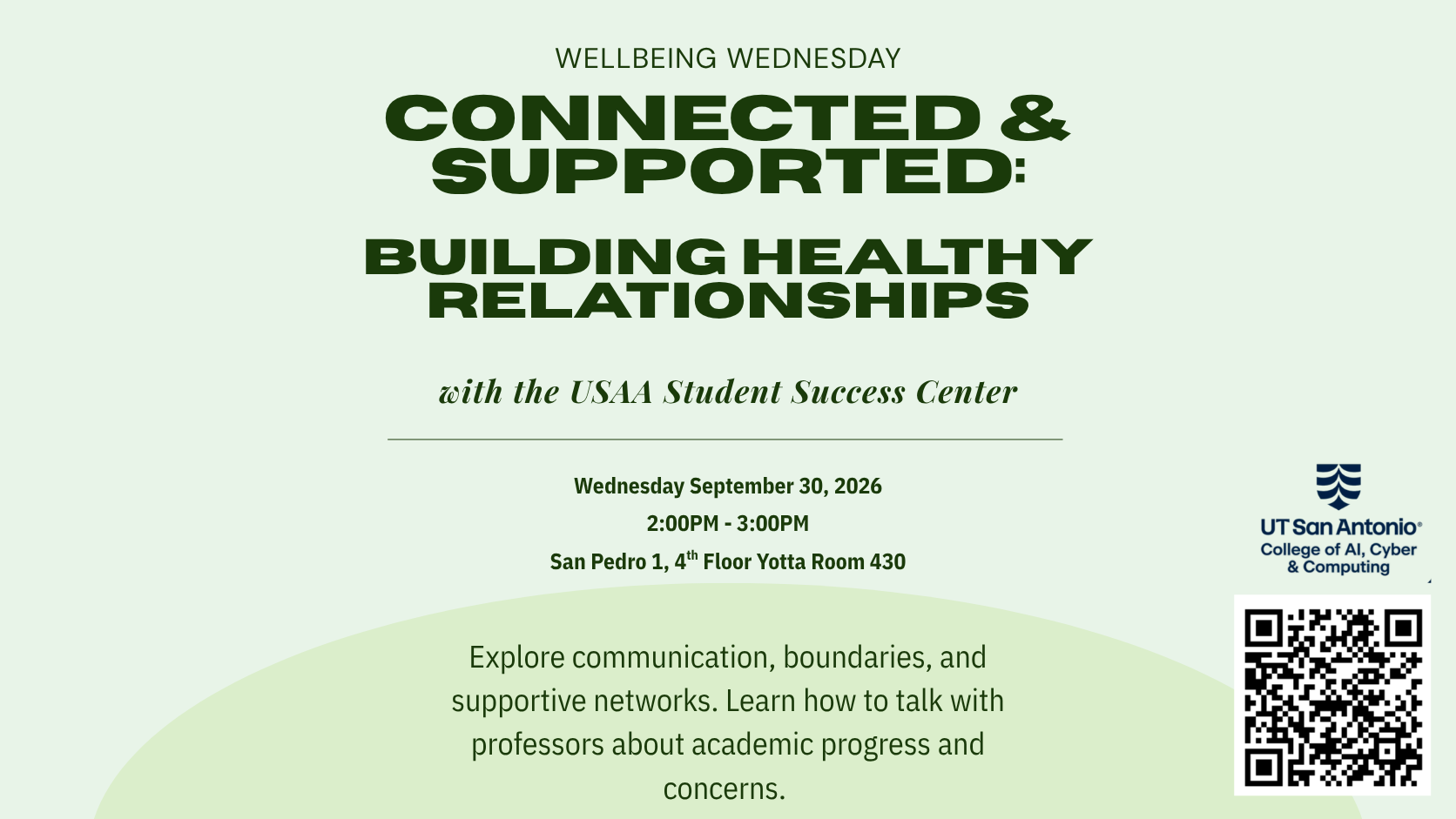 Wellbeing Wednesday Flyer