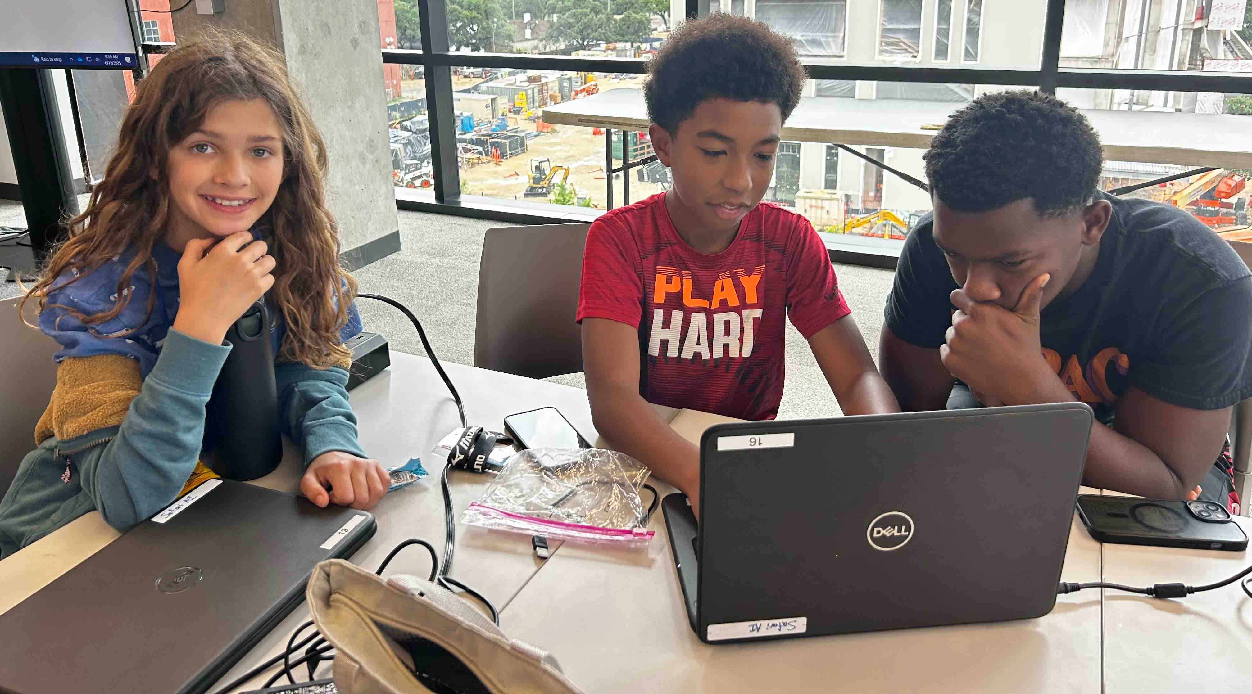 Students at AI Summer Camp