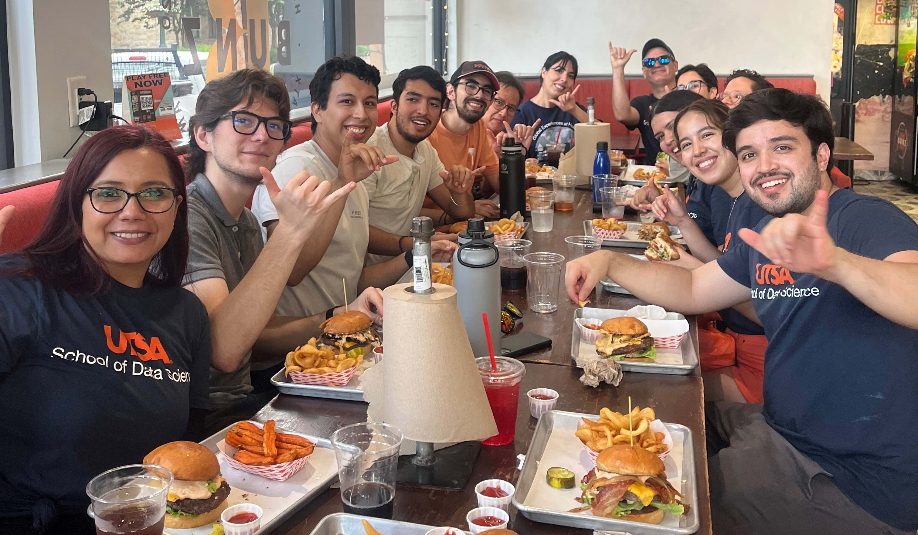 Students at Restaurant