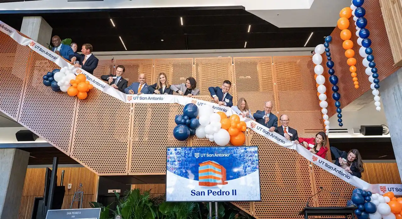 Ribbon cutting at San Pedro II.